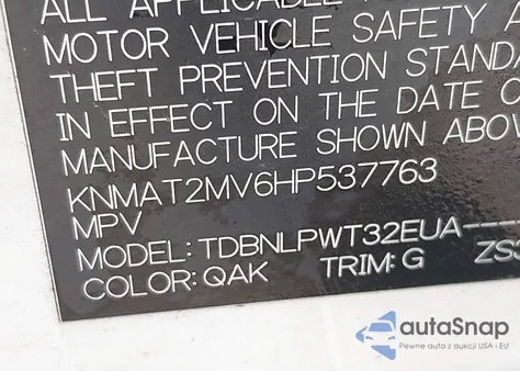 2017 Nissan Rogue S z USA, uszkodzony, nr VIN KNMAT2MV6HP537763